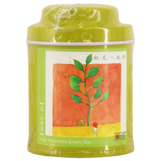 無藏茗茶 高山金萱綠茶, 低咖啡因 台灣茶 台茶12號 18g, 1罐