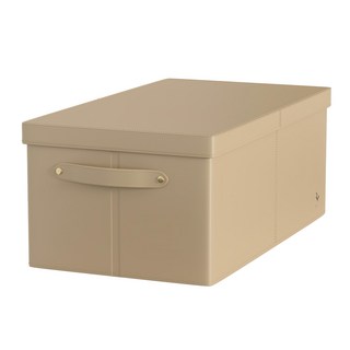 bencross 本心本來 折疊收納盒附蓋 奶咖色, 1組