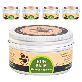 Tui Balms 天然防蚊止癢精油蜂蠟膏 40g 紐西蘭蜂蜜, 5罐