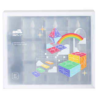 MNTL 磁力建構片 108p 夢想家組合 透明色, 1盒