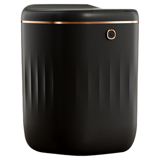 智能美學垃圾桶 20L 25 x 25 x 32.2cm 黑金色 智能感應 靜音緩降 消除異味