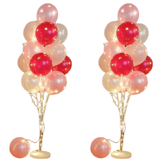 氣球樹套餐 2組 派對裝飾 慶生佈置, 多色