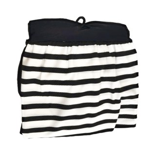 Summer love 夏之戀 大女連身褲二件式泳衣, 黑白條紋, 4L, C2072797406