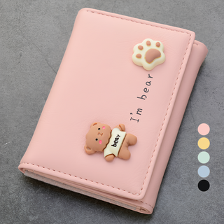 HANNAL 可愛熊短夾