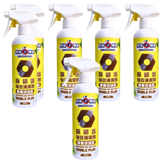 CLEAN CAPTAIN 除垢隊長 除鏽垢強效清潔劑 專業泡沫款 DOUBLE PLUS, 500g, 6瓶