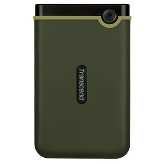 Transcend 創見 軍規防震 軍綠 M3G, 高速USB 3.1/3.0傳輸 2.5吋SATA硬碟, 1個
