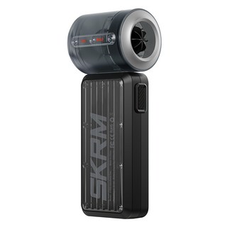 SKINARMA Gyro 4000mAh 手持風扇, 黑色, SK-FAN4K-GYRO-BLK