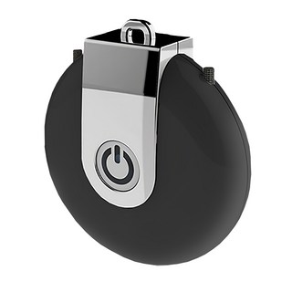 EDISH 圓形掛脖式負離子空氣淨化器, 輕巧便攜，有效去除PM2.5，守護您的呼吸健康, 單一商品, 黑色