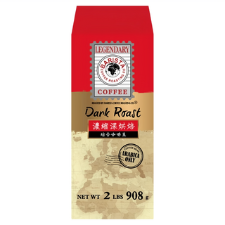 BARISTA COFFEE 西雅圖 Legendary濃縮深烘焙綜合咖啡豆 908g - 深焙咖啡豆、阿拉比卡豆、台灣烘焙, 1包, 咖啡豆(無研磨)