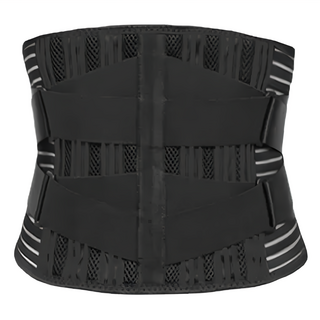 雙重加壓彈力支撐舒適透氣護腰/束腰帶 M 黑色 1件