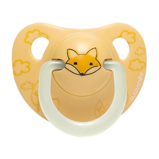 Suavinex 蘇維妮 一覺好眠 夜光安撫奶嘴 第1階段 (矽膠), 0-6個月, 狐狸, 1個