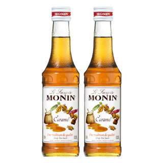 MONIN 莫寧 焦糖風味糖漿, 250ml, 2瓶