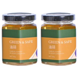 GREEN&SAFE 永豐餘生技 油蒜 蒜花 蒜頭 台灣產, 150g, 2罐