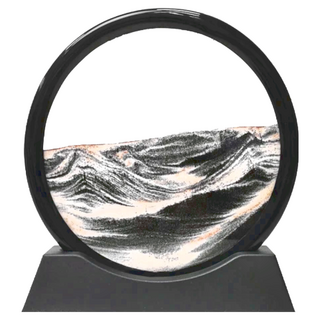 上手家居 流沙畫 居家裝飾 精品擺飾, 山水黑