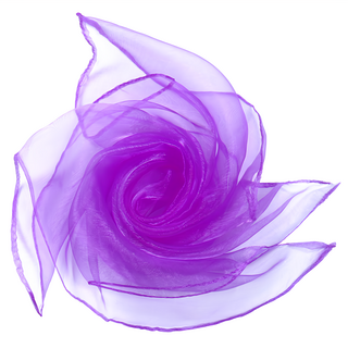 律動紗巾 深紫色,1條 尼龍紗材質 舞蹈道具 肢體律動感 顏色辨識訓練