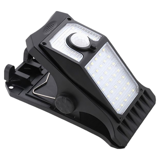 免釘免鑽高亮太陽能感應燈-黃光, 1個