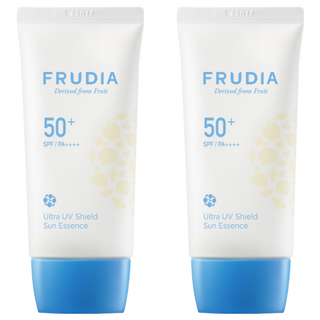 FRUDIA 鮮果水潤輕盈防曬霜 SPF50+ PA++++, 三重玻尿酸保濕, 專利植萃防護, 藍莓西印度櫻桃修護, 50g, 2條
