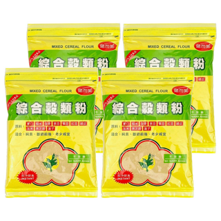 健而美 綜合穀類粉 無加糖 純素 適合銀髮族, 400g, 4包