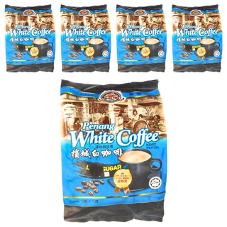咖啡樹 金裝檳城三合一白咖啡 15包, 40g, 5袋