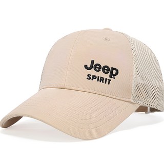 JEEP SPIRIT 駝色半網眼棒球帽
