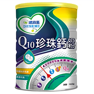 易而善 德森蜜 Q10珍珠鈣奶粉, 1.6kg, 1罐