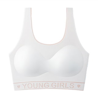 YOIIE 0壓感冰絲吸濕透氣包覆運動型保護內衣 XL碼, M, 白色