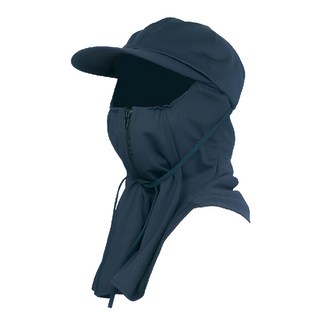 OTOBAI 歐都麥 吸濕排汗遮陽風沙帽, 沉穩藍