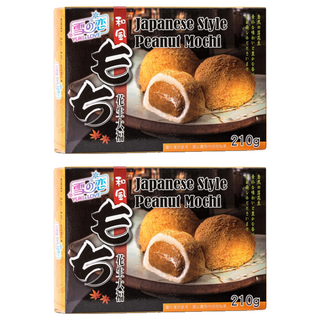 雪之戀 和風大福 花生口味麻糬 210g, 2盒