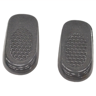 男用柔軟隱形內增高鞋墊 2入 Set, 1.5cm, 黑色, 1組