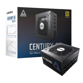MONTECH 君主 CENTURY G5 850W 電源供應器, 80 PLUS 金牌, 支援PCIe 5.0, 全模組化設計