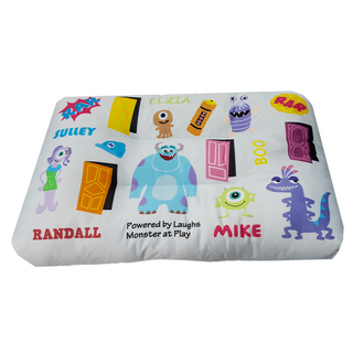 迪士尼 針織涼感水洗枕 聚酯纖維, 怪獸電力怪獸派對, 45 x 30cm, 怪獸電力怪獸派對 多色, 1個