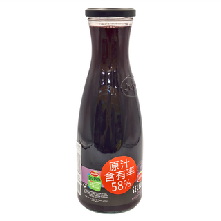 Juver 茱兒 紅葡萄汁, 原汁含有率58%, 850ml, 1瓶