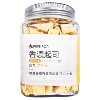 PEPE-RONI 陪陪肉肉 香濃起司 狗零食, 富含益生元, 不含麩質, 增進腸道有益菌品質, 180g, 1罐