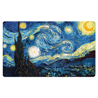 半島良品 PVC防油防水皮革地墊, 梵谷星空, 1件