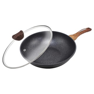 SILWA 西華 麥飯石不沾炒鍋 含蓋, 1個, 30cm