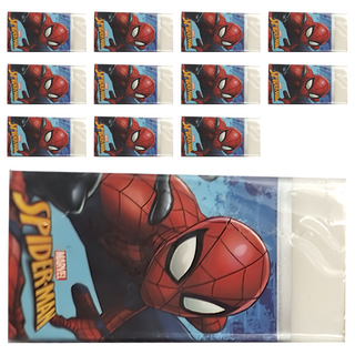 漫威 製圖橡擦 12入, 蜘蛛人 特大臉, 12個