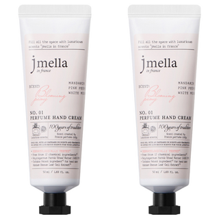 JMELLA 花園舞會香氛護手霜 含13 000ppm乳油木果油與30種植物萃取 水潤不粘膩, 50ml, 2條