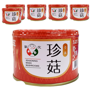 飯友 珍菇 本土生產鮮菇製成 不添加防腐劑, 170g, 6罐