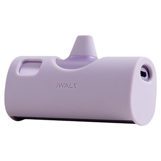 Iwalk Battery Twins兩用口袋電源 Type-C/Lightning 附保護套, LPX001, 紫色