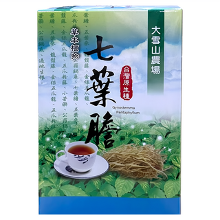 大雪山農場 七葉膽茶, 台灣原生種, 降火氣生津止渴, 1盒, 3g