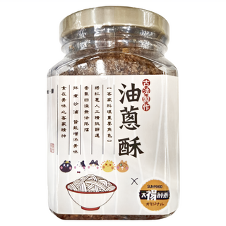 SUNFOOD 太禓食品 古法製作純手工油蔥酥 (300g/罐), 嚴選原料 在地食材 無防腐劑, 1罐