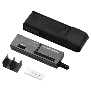 神崎家居 鑽石翡翠玉石水晶鑑別儀 附收納袋 + 檢測儀固定底座 + 測試平台，專業珠寶玉石鑑定工具, 1個