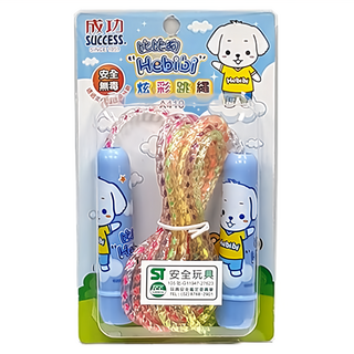 SUCCESS 成功 炫彩跳繩, 炫彩, 1個, 長度可調