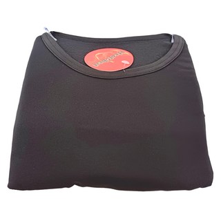 AREX SPORT HEATBEST 男款 升溫5度發熱衣 男圓領 - 保暖內裏發熱纖維, 細緻短磨毛, 男M, 黑色