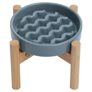 PEHOM 慢食扭扭碗 + 架子 S, 1個, 冰藍色