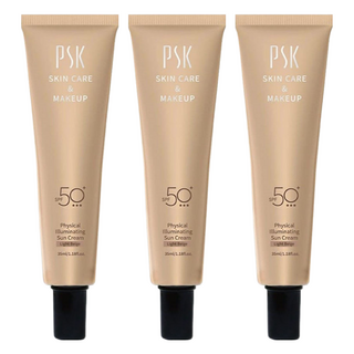PSK 深海美肌專家 純物理全能潤色隔離霜 SPF50+ 35ml 敏感肌適用, N01 明亮膚色, 3件