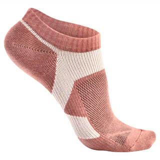 DeParee 蒂巴蕾 石墨烯氧化鋅消臭足弓踝襪 關鍵支撐 22-25cm, M, 737 瑪瑙紅