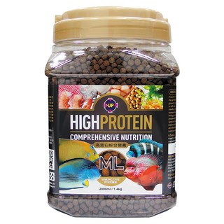 UP AQUA 雅柏 沉底型高蛋白營養飼料 ML, 1罐, 2L