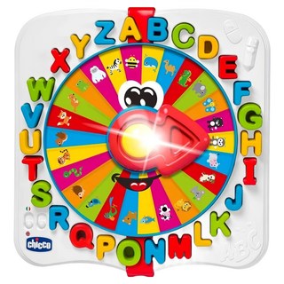 Chicco 聲光字母動物語言學習機 可切換英語/義大利語 3種播放模式 字母模式 動物模式 測驗模式, 1個