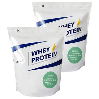 BeRule 乳清蛋白粉 薄荷巧克力風味, 1kg, 2包